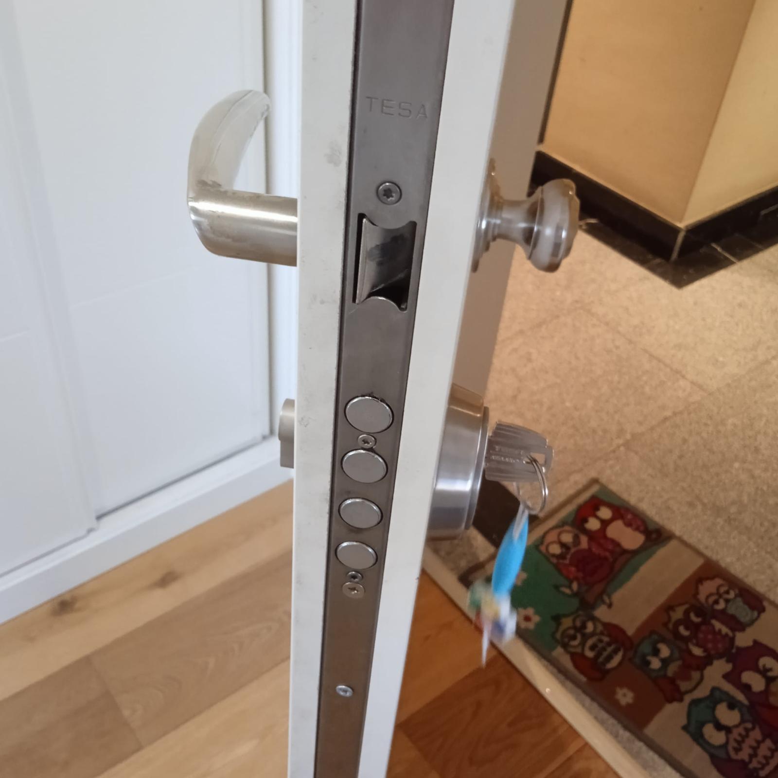 Cambio de cerradura de seguridad en Valderrubio